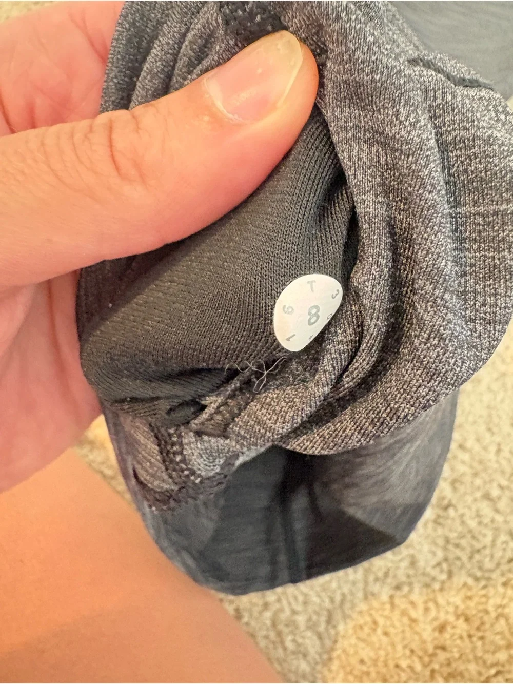 lululemon athletica Heathered Charcoal Gray High-Rise Leggings